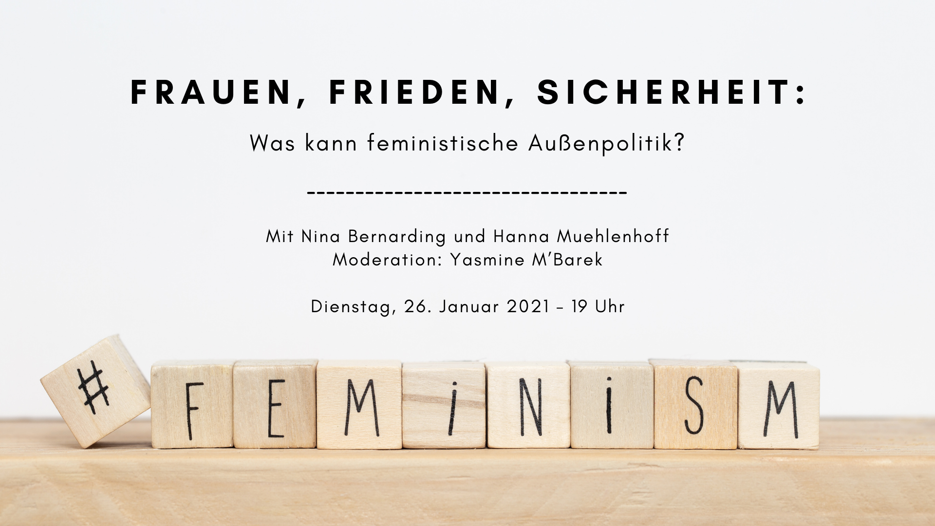 Cover zur Veranstaltung Frauen, Frieden, Sicherheit