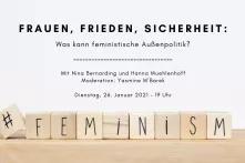 Cover zur Veranstaltung Frauen, Frieden, Sicherheit