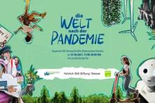 Flyer zur Veranstalrung "Die Welt nach der Pandemie"