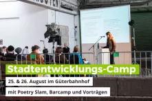 Veranstaltungsbild für das Stadtentwicklungscamp am 25. und 26. August