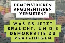 Teaserbild der Veranstaltung mit einem Demo-Foto im Hintergrund (Infos siehe Artikeltext)