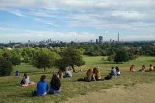 Die Brexit-Generation: Foto von einem Park in London