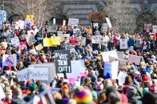 Waffengewalt in den USA. Foto vom March for Our Lives 2018