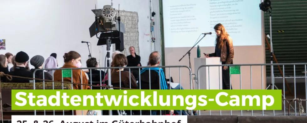 Veranstaltungsbild für das Stadtentwicklungscamp am 25. und 26. August