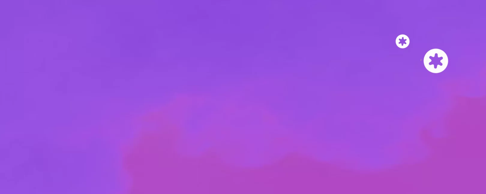 Dekoratives Hintergrundbild: Farbverlauf von lila nach pink