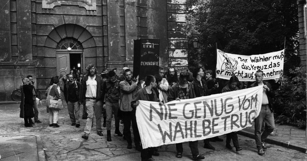 7. Mai 1989: Proteste gegen Wahlfälschung in der DDR  Heinrich Böll-Stiftung Bremen
