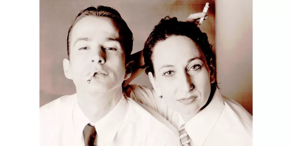 Die beiden Schauspieler Ute Maria Lerner und Mark Weigel Die beiden Schauspieler Ute Maria Lerner und Mark Weigel