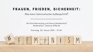 Cover zur Veranstaltung Frauen, Frieden, Sicherheit